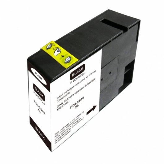 Cartuccia di inchiostro nero UPrint CJ2500XLBUP per Canon MAXIFY 75 ml