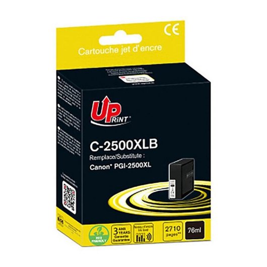 Cartuccia di inchiostro nero UPrint CJ2500XLBUP per Canon MAXIFY 75 ml