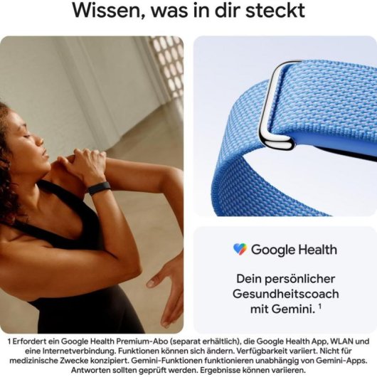 Aktivitätsarmband Google Fitbit Air Bluetooth Grün 7 Tage Herzfrequenzmonitor