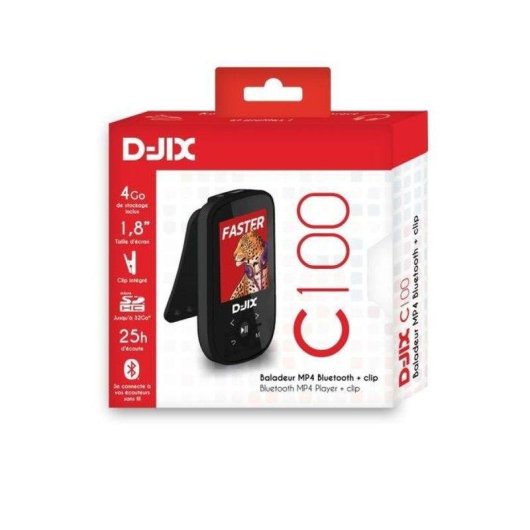 Reproductor MP4 Logicom C100 8GB Bluetooth 4.0 Pantalla 1.8"