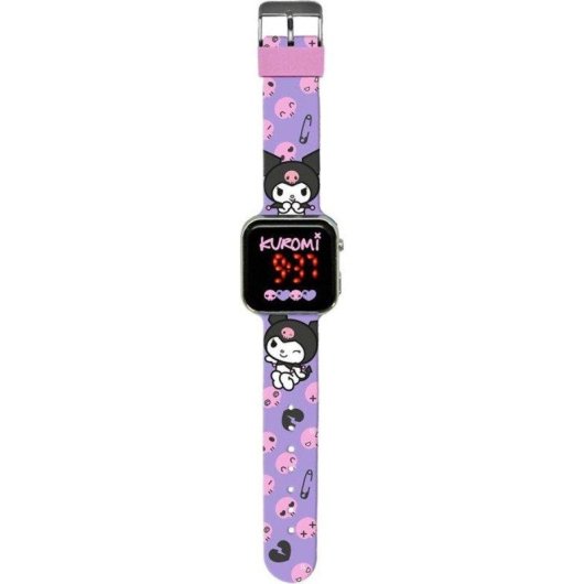 Kids Licensing Kuromi Orologio LED Bambini Bluetooth Allarme Vibrante Viola 4+