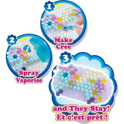 Kit Creativo Aquabeads I Miei Accessori da Fatina - 820+ Perline Magiche Attivate ad Acqua