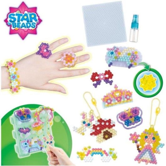 Kit Creativo Aquabeads I Miei Accessori da Fatina - 820+ Perline Magiche Attivate ad Acqua