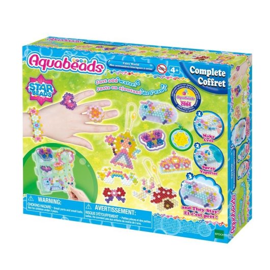 Kit Creativo Aquabeads I Miei Accessori da Fatina - 820+ Perline Magiche Attivate ad Acqua