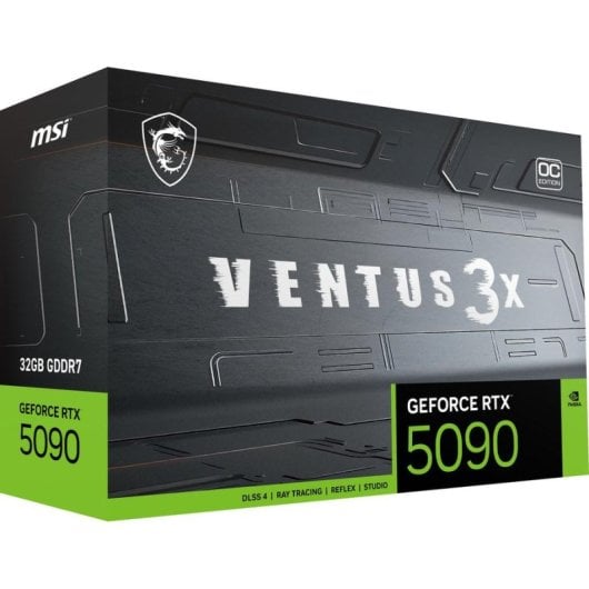 Placa gráfica MSI GeForce RTX 5090 VENTUS 3X OC 32GB GDDR7 Reflex 2 RTX AI DLSS4