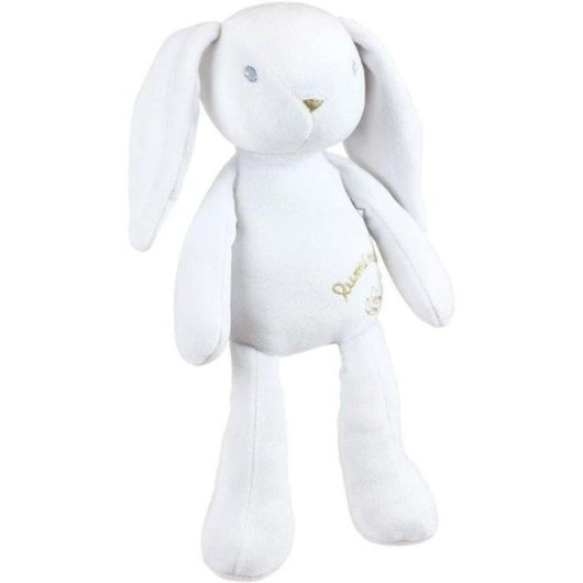 Peluche Jemini Luminou Conejo Luminoso Blanco 30 cm Tejido Fotoluminiscente