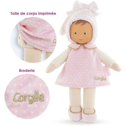 Poupée doudou Corolle Miss Rêves d'Étoiles 25 cm vanille lavable