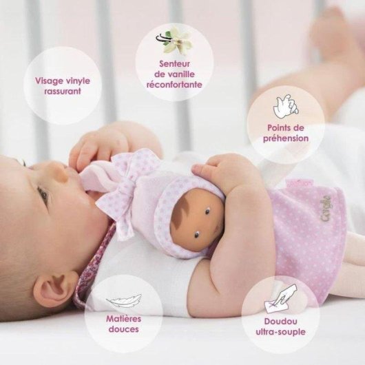 Poupée doudou Corolle Miss Rêves d'Étoiles 25 cm vanille lavable