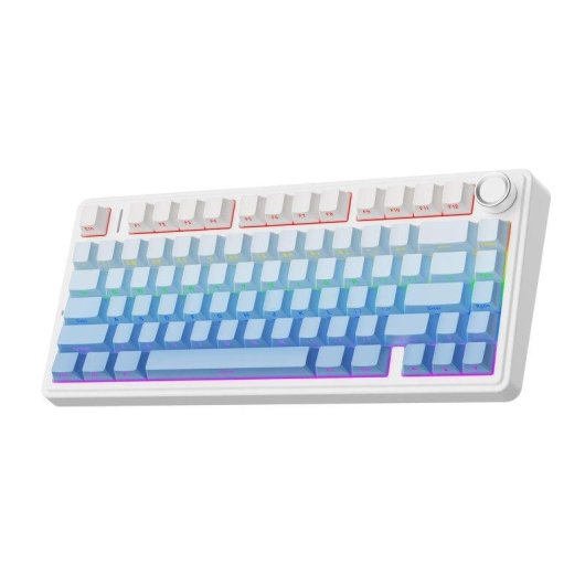 Teclado Autrucker Aula F75 mecánico inalámbrico compacto 75% RGB español