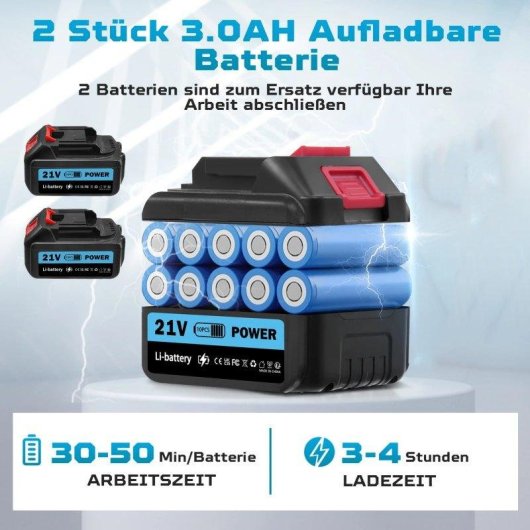 Hidrolimpiadora Autrucker 120 bar 21V Brushless 6 en 1 3 Velocidades