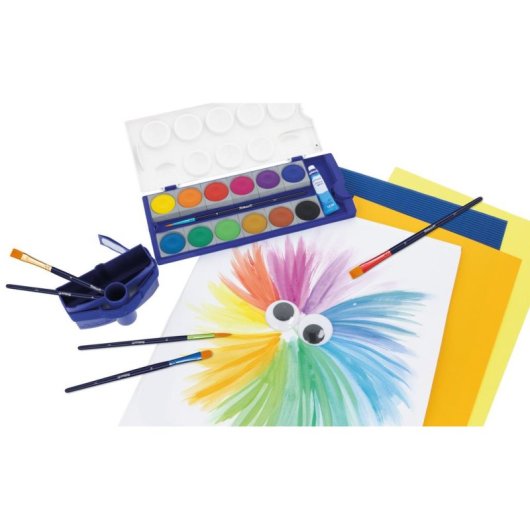 Set di pennelli Pelikan 701181 8 pennelli sintetici colorati