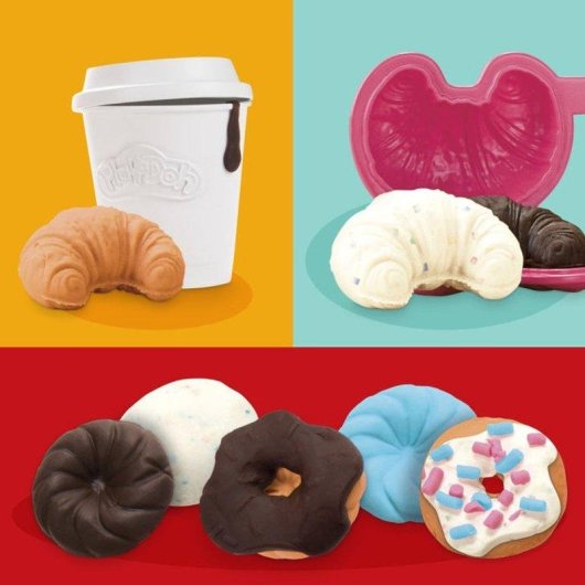 Juguete Play-Doh Donut Drop Shop con Máquina de Glaseado y 5 Botes de Plastilina