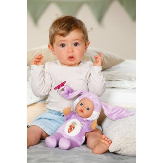 Stofftier BABY born Funny Bunny 26 cm mit langen herabhängenden Ohren