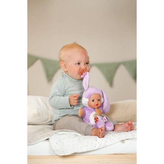 Stofftier BABY born Funny Bunny 26 cm mit langen herabhängenden Ohren