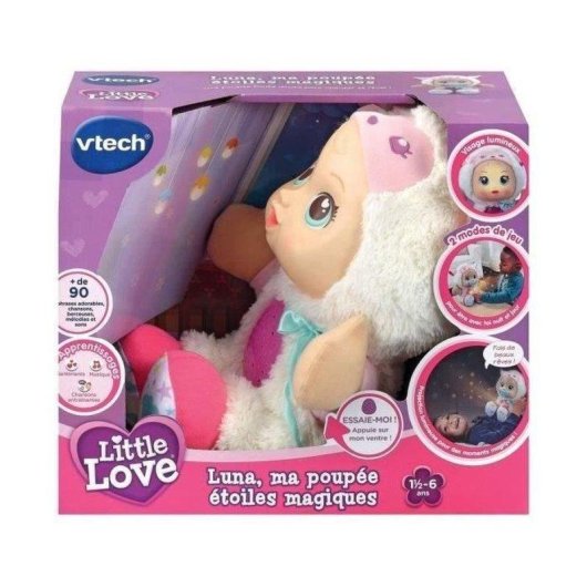 Poupée peluche VTech Luna Projecteur Etoiles Lumineuse Musicale