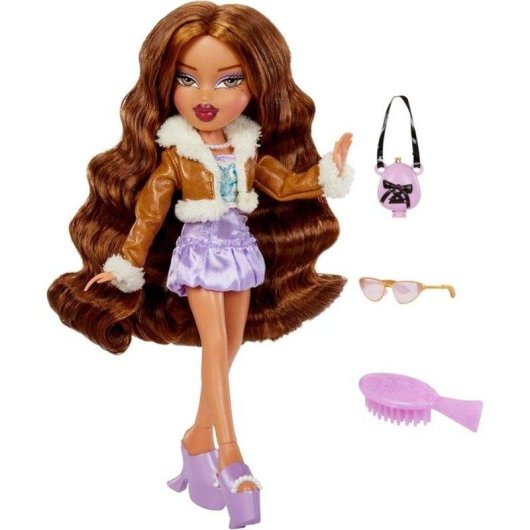 Puppe Bratz Goin' Out! Yasmin Artikuliert 31cm Mit Outfit und Zubehör