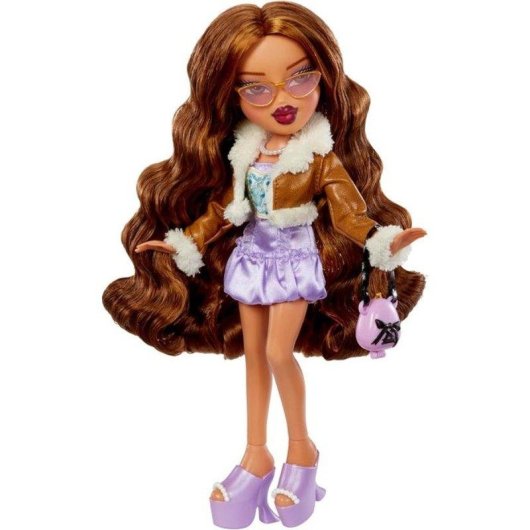 Puppe Bratz Goin' Out! Yasmin Artikuliert 31cm Mit Outfit und Zubehör