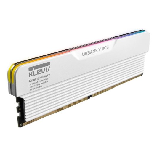 Mémoire RAM Klevv Urbane V RGB 32Go 2x16Go DDR5 6000MHz CL28 Blanc AMD EXPO Intel XMP