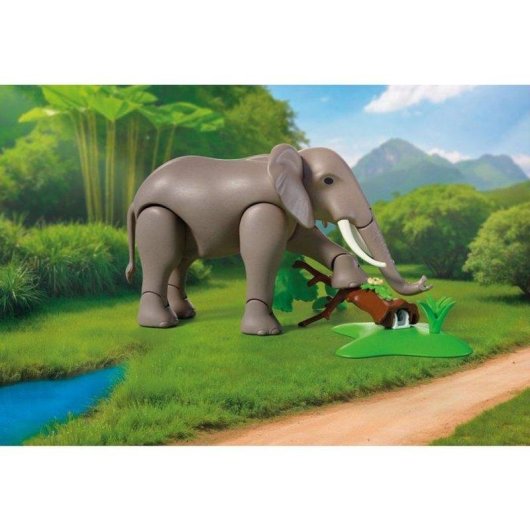PLAYMOBIL Spielset 72068 Elefanten und Tierpfleger 43 Teile