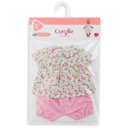 Tenue Jardin en Fleurs pour Poupée 36 cm Corolle Ensemble Floral