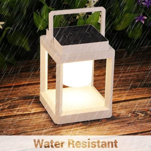 Lámpara Solar LED Autrucker 3 Brillos Impermeable Colgante Patio Camping
