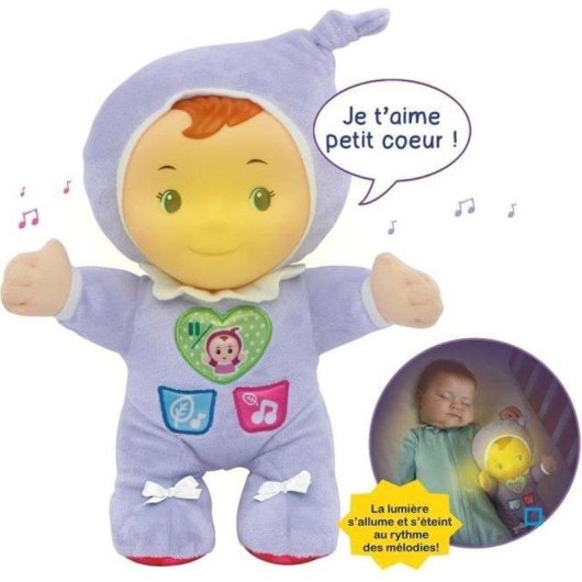 Poupée Interactive Musicale avec Lumière VTech Louison My Lumi
