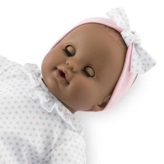 Bambola Corolle Mon Grand Poupon Lucie 36 cm Corpo Morbido Occhi Chiusi Marroni