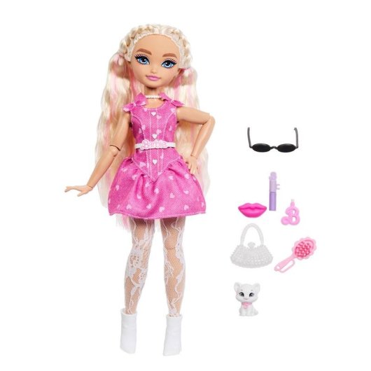 Modepuppe Barbie Dream Besties Malibu 29,8 cm mit 7 Accessoires