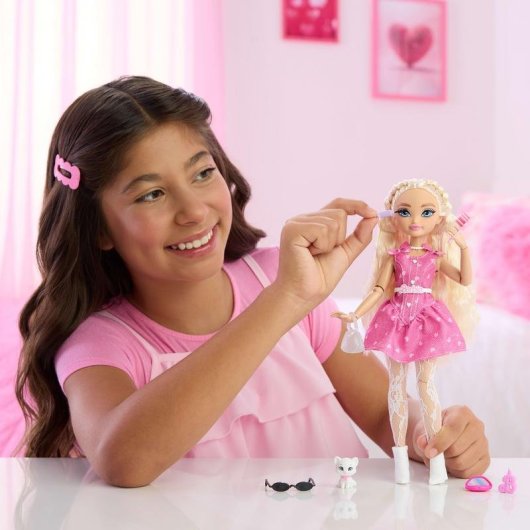 Modepuppe Barbie Dream Besties Malibu 29,8 cm mit 7 Accessoires