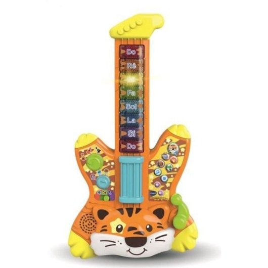 VTech Baby Jungle Rock Tiger Elektrische Gitarre Spielzeug Lichter Klänge 2-5 Jahre