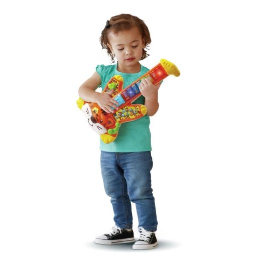 VTech Baby Jungle Rock Tiger Elektrische Gitarre Spielzeug Lichter Klänge 2-5 Jahre
