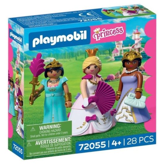 Set de Figuras PLAYMOBIL 72055 Trío de Princesas con Accesorios