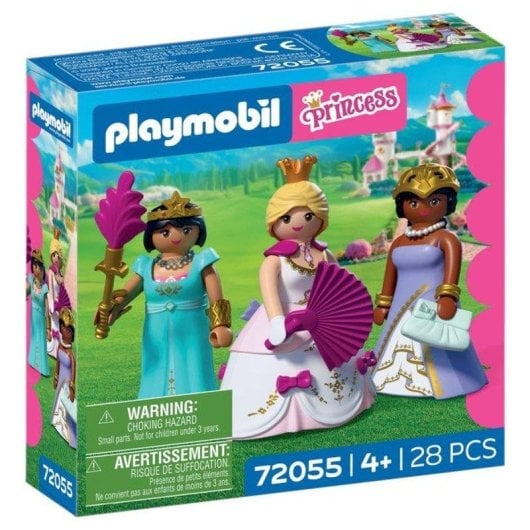 Figura Playmobil 72055 Trio di Principesse 28 Pezzi Multicolor