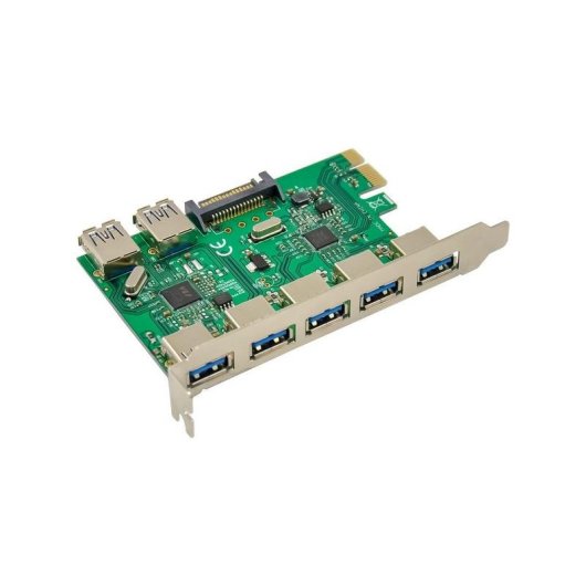 Scheda di espansione PCIe MicroConnect MC-USB3.0-ST610 7 porte USB 3.0