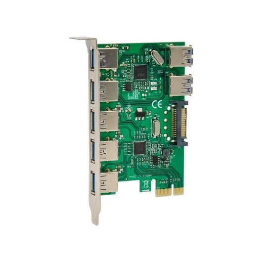 Scheda di espansione PCIe MicroConnect MC-USB3.0-ST610 7 porte USB 3.0