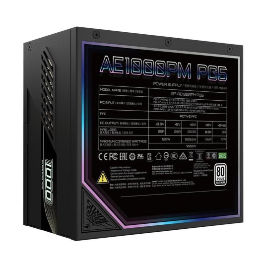 Fuente de Alimentación GIGABYTE Aorus Elite P1000W V2 1000W 80 PLUS Platinum modulaire