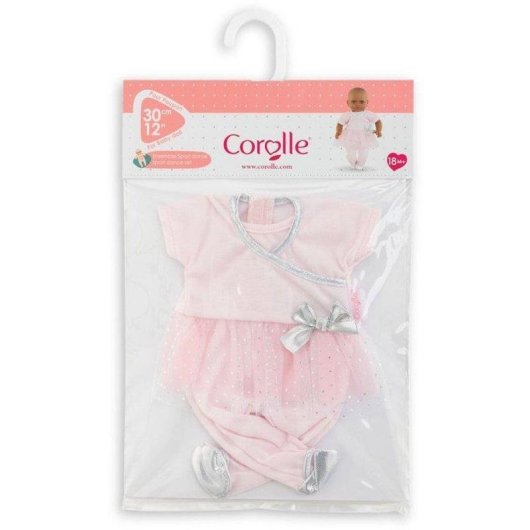 Costume per bambola Corolle BB30 Dance & Sport Rosa Tutu Tul