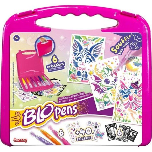 Kit Creativo Portatile Lansay Ma Mallette Fantastique 6 Blopens