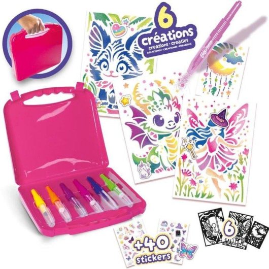 Kit Creativo Portatile Lansay Ma Mallette Fantastique 6 Blopens