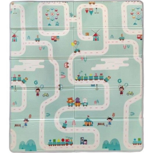 Tineo Tappeto Gioco Reversibile XXL Schiuma XPE 150x180 cm Impermeabile Lavabile