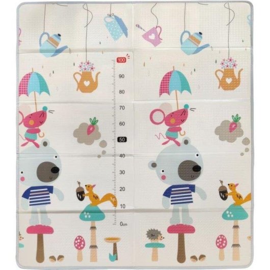 Tineo Tappeto Gioco Reversibile XXL Schiuma XPE 150x180 cm Impermeabile Lavabile