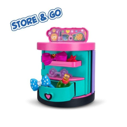 Juego Littlest Pet Shop Sweet & Style Boutique 4-en-1 (3 Petshops, 15 accesorios)