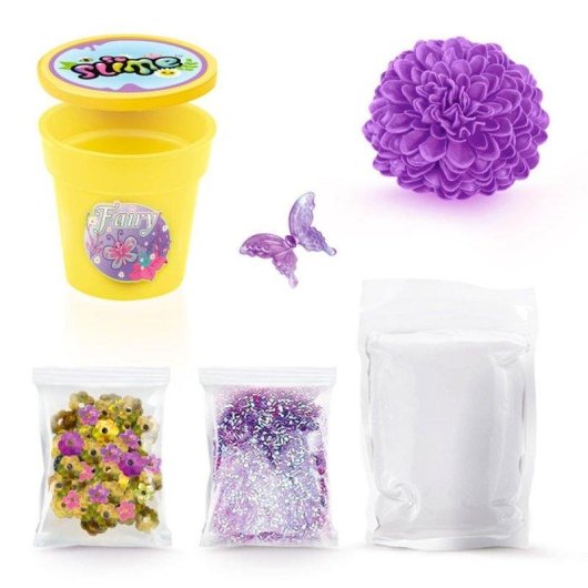 Bastelset So Slime Slime Flower 1 Glas Aromatisiert Blumen