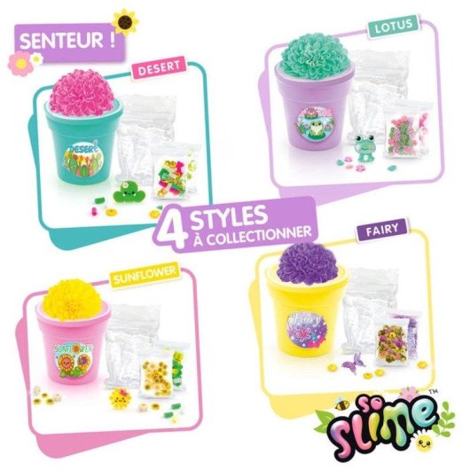 Bastelset So Slime Slime Flower 1 Glas Aromatisiert Blumen