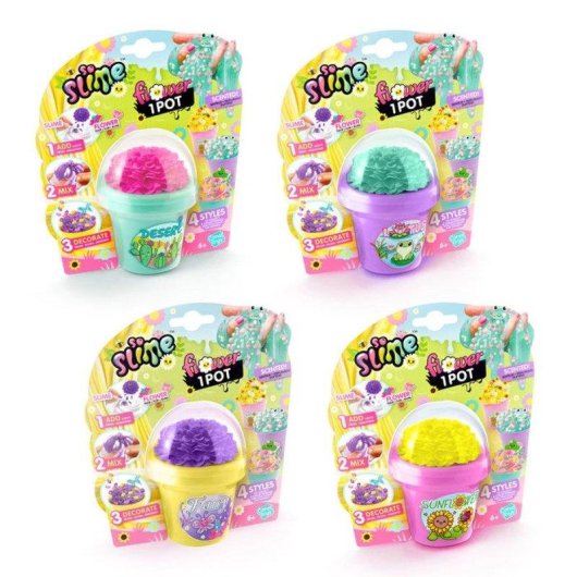 Bastelset So Slime Slime Flower 1 Glas Aromatisiert Blumen