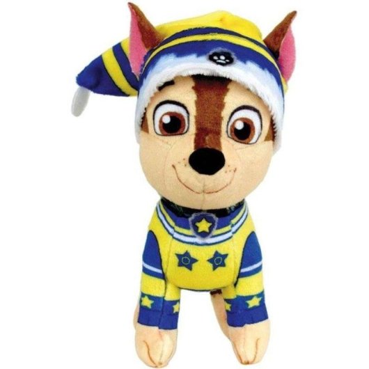 Kit 4 Peluches Jemini Paw Patrol Chase Marcus Rubble Stella 12 cm