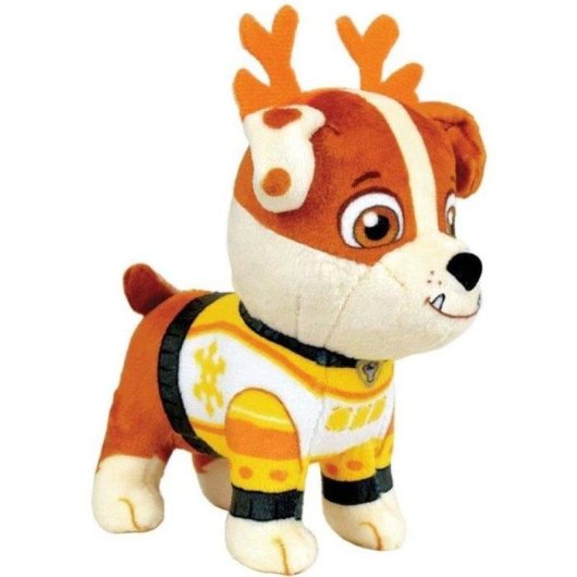 Kit 4 Peluches Jemini Paw Patrol Chase Marcus Rubble Stella 12 cm