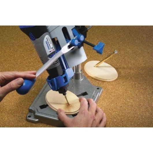 Dremel 220 Workstation Bohrstütze Stahl Winkelverstellung 15° Vertikal Horizontal