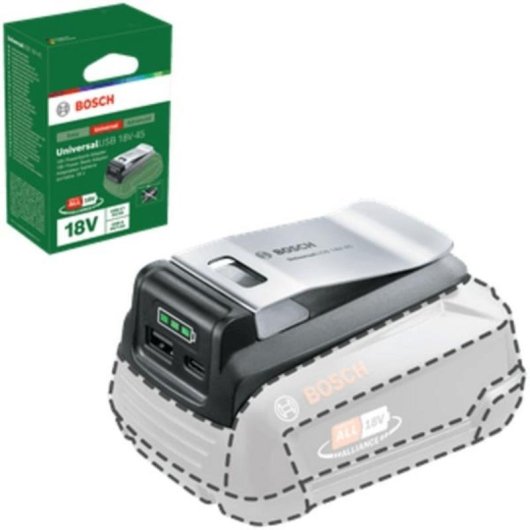 Bosch UniversalUSB 18V-15 Akku-Adapter USB-A und USB-C