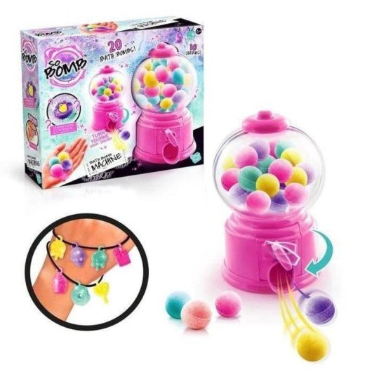 Bath Bomb Spender Canal Toys So Bomb mit 20 Mini Bomben und 10 Charms